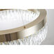 Canada LED 24 inch Gold LED Chandelier Ceiling Light